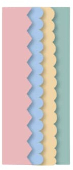 Craftelier - Essential Borders Stanzschablonen Set zum Verzieren von Scrapbooking-, Bastel- und KartenProjekten | Geeignet für verschiedene Materialtypen | Größe 16 x 0,21-0,68 cm