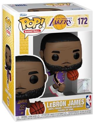 Funko POP! NBA: Lakers - LeBron James - Vinylfigur för samlare - Presentidé - Officiell Merchandise - Leksaker för barn och vuxna - Sportfans - Modellfigur för samlare och utställning