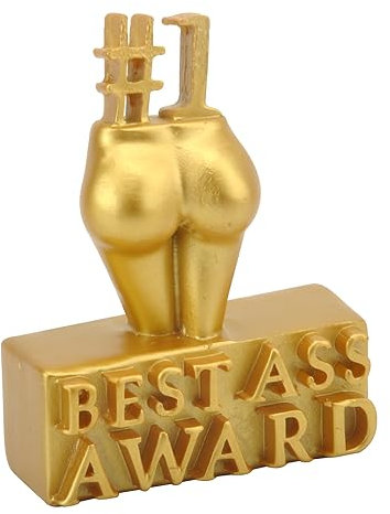HENGBIRD Best Ass Award, Best Ass Award Statue, Award for The Best Ass, Hand Sculpture Decor, kreative Körperfigur-Skulptur, Auszeichnung für den besten Arsch, Resin Desk Decorations