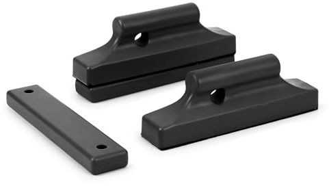EHDIS 2 Stück Auto Montagemagnet mit Magnetschutzsockel, Magnete Stark für Auto Folierung, Kühlschrank, Magnettafel, Schaukästen, Car Wrapping, Schwarz
