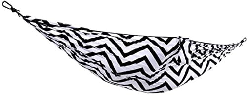Camping Hängematte Tragbare Gartenhängematte Indoor Schaukel Hängesessel Schlafsessel Outdoor Freizeitstuhl Camping Hanging Hamac Fallschirm Hängematte (Color : Black)