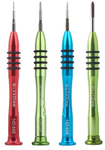 PH0 PH00 PH000 PH0000 - Juego de destornilladores Phillips de 1,2 mm, 1,5 mm, 2,0 mm, 3,0 mm, para gafas, teléfono, laptop, herramientas de reparación de computadoras