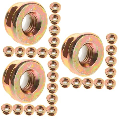 YARNOW 30pcs Spindle Shaft Lock Nut for Lawn Mower Replacement Nut for Mower Parts Lawnmower Spindle Used in Edger Lawn Tool Scenario