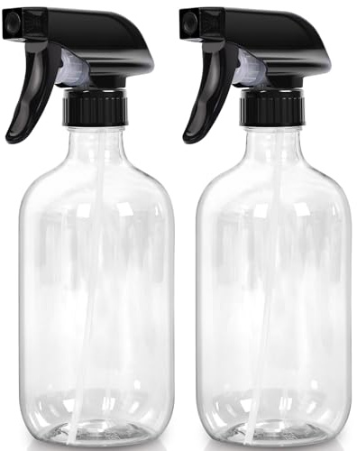 Botellas de spray para el cabello, botella de spray vacía de 500 ml, botellas de spray de jardinería para limpieza, botella de spray para plantas, atomizador para el cabello, botella de spray para