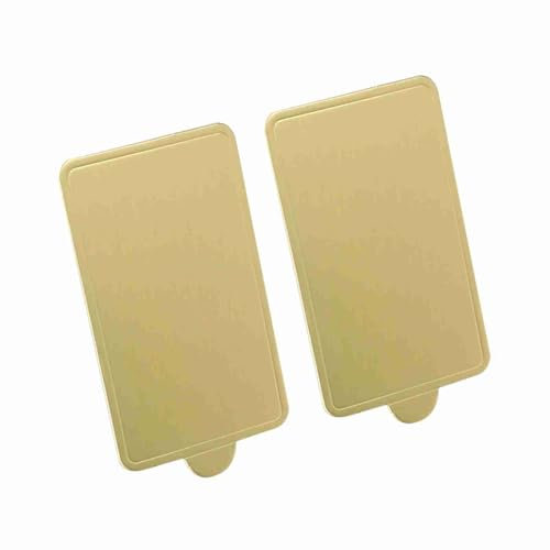 100 PCS Mousse Cake Boards Gold Paper Cupcake Displays Tray Wedding BirthdayMöbel & Wohnen, Feste & Besondere Anlässe, Party- & Eventdekoration! (großes Rechteck)