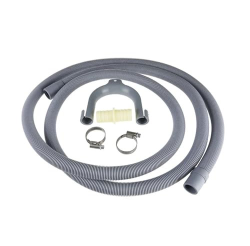 GCYEIDMA Washing Machine Hose 2M Home Drum Washing Machine Drain Pipe Hose Elbow Drain Pipe Extension Kit Washing Machine Accessories