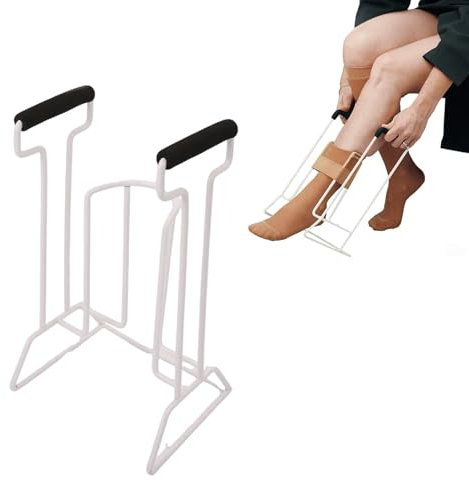 Aiuto per indossare i calzini, ausilio per indossare calze a compressione, aiuto per tirare i calzini dopo l'intervento chirurgico all'anca, ausilio per indossare calze e calze, ausilio per indossare