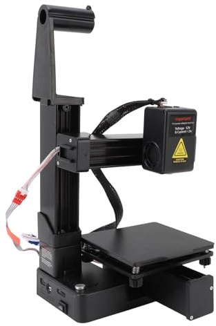 Annadue FDM Kleiner 3D Drucker, Einstiegs 3D Druckermaschine für Kinder und Anfänger, Unterstützt One-Click Druck und 1,75 Mm PLA TPU Filament, Druckgröße 100x100x100 Mm (EU-Stecker)