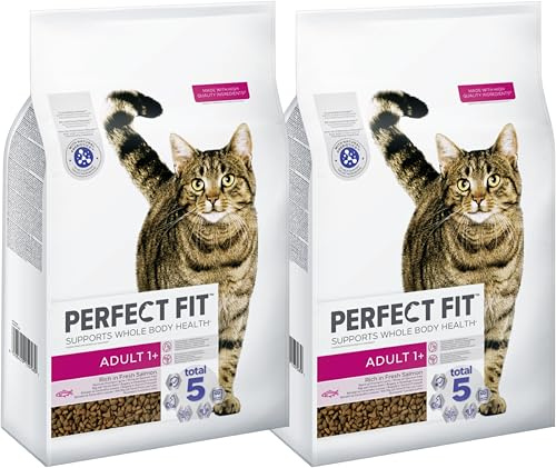 PERFECT FIT™ Katze Beutel Adult 1+ mit Lachs 2 x 7kg