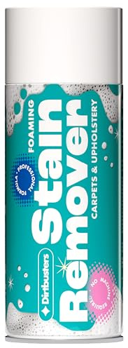 Dirtbusters Foaming Carpet Stain Remover – Professional Carpet Cleaner Spray & Upholstery Cleaner for Rugs, Sofas, Fabric, Pet Stains & Old Marks – No Machine Needed (400ml)