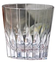 Generico bicchieri per acqua vetro Hand Cut Old Fashioned Whiskey Glasses Grey Crystal Glass Tumbler
