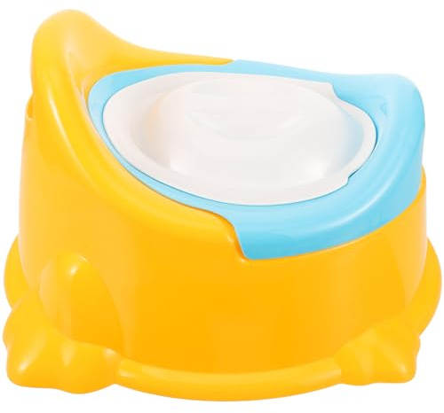 WRITWAA Kindertoilette Töpfchentraining Toilette aus Kunststoff für Kleinkinder Jungen Mädchen Tragbar mit Herausnehmbarem Einsatz und Glatter Oberfläche
