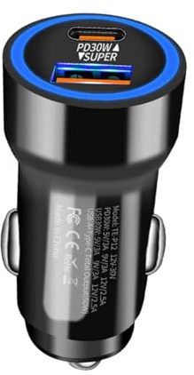 Caricabatterie Rapido Per Veicoli: Hub Di Alimentazione Portatile Per Telefono, Ripetitore Batteria A Doppia Porta, Adattatore Energetico Compatto Per Autoveicoli, Dock Di Ricarica Per Dispositivi Da