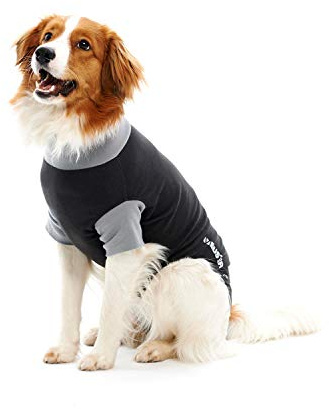 Buster Unisex Adult BSK0125 Buster Classic Body Suit for Dogs Medium Black Grey 273972, Black/Grey, M UK