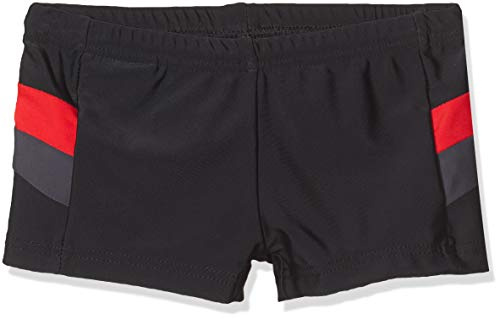 Haute Pression Garçon B21 Maillot De Bain, Noir/Gris/Rouge, 12 Ans EU