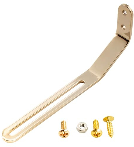Musiclily Pro Universal Pickguard Bracket Schlagbrett Haltebügel Gold | für Archtop Jazz Hollow Body Gitarre