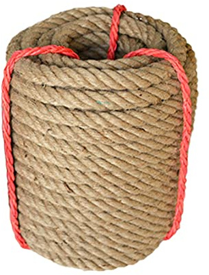 yjyxzy Corde de Jute Corde de Manille torsadée Corde de Chanvre épaisse pour l'artisanat Hamac Paysage Nautique Corde Nautique Ancre de Bateau Escalade Corde de Jute Naturelle Corde de Ficelle