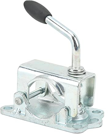 Abrazadera De Fundición Para Remolque Soporte De Rueda De 48 Mm Diámetro Diseño Dividido Hierro Galvanizado Resistente Fácil Instalación Compatible Con Remolques Y Vehículos Recreativos