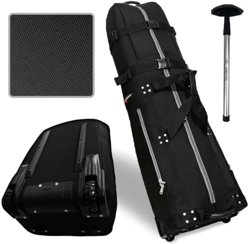 CaddyDaddy First Class Military Grade Ballistic Nylon Golf Travel Cover