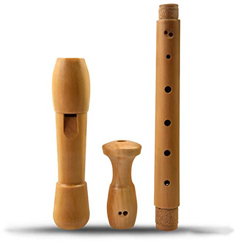Tysk stil altblockflöjt 8-håls Maple Wood Blockflöjt träblåsinstrument med rengöringsstav, förvaringsväska/50