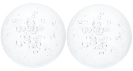 SEWOART 2stücke Kristallglas Kugeln Für Wasserbrunnen Dekorative Feng Shui Glaskugeln Für Indoor Und Outdoor Verwendung Tischdekoration Und Aquarien Zubehör