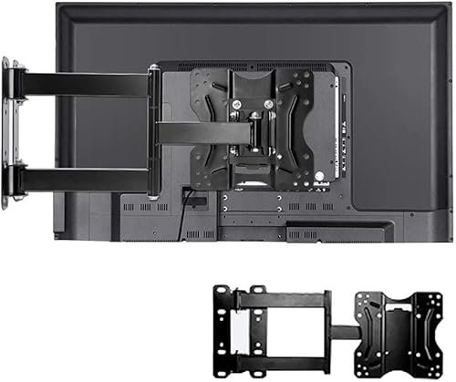 Soporte de pared para TV con rotación de 360° y función de inclinación, se adapta a televisores de 26 40 pulgadas de hasta 35 kg, soporte multifuncional para TV