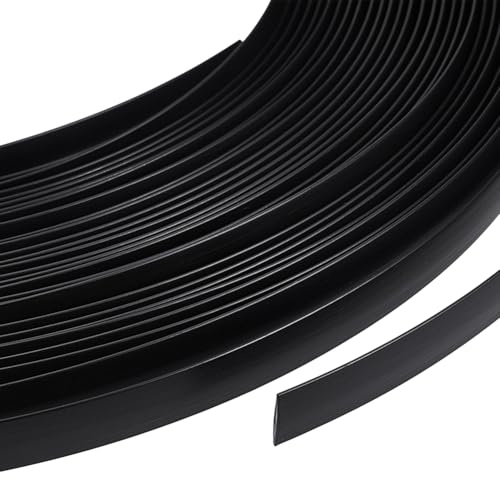 BENECREAT 18M Stecche per Corsetto In Plastica, 10mm di Larghezza Corsetto Nero Fettuccia Stecca per Abito Da Sposa Bustle Artigianato Fatto A Mano, Forniture per Cucire Abiti Da Sposa,2mm di Spessore