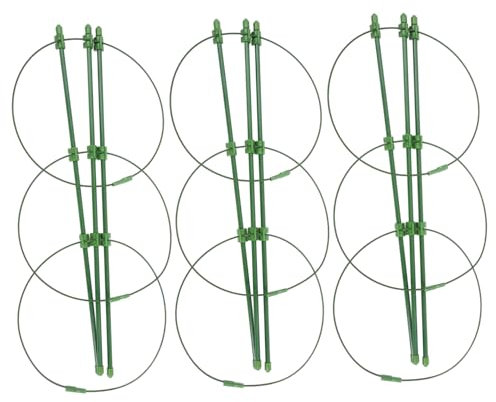 Abaodam Postes De Soporte para Plantas Tutores para Plantas De Exterior Soporte para Macetas Estructura De para para De Frambuesa para Flores y Tomates