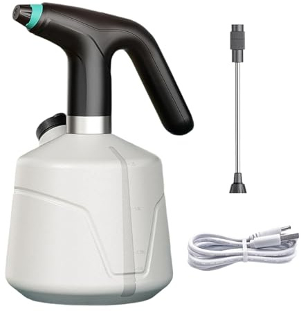 Générique Pulvérisateur Électrique | Arrosoir Automatique pour Jardin,Pulvérisateur Continu Rechargeable Portable 2000ml pour Hydroponie, Jardinage, Fertilisation et Nettoyage