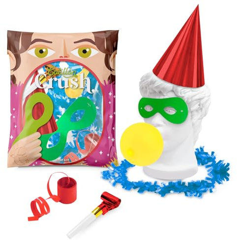 OH YEAH – Juego de 10 bolsas de algodón de 6 piezas – Bolsa de accesorios para fiesta Crush Año Nuevo – Cotillon de fin de año – Decoración de fiesta – Accesorios de Año Nuevo – Diseño único