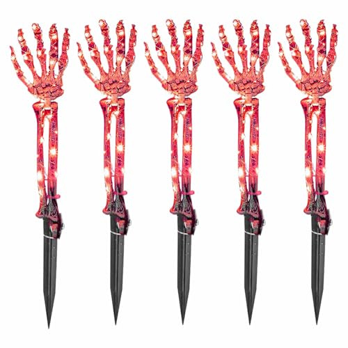 Skelettarmstakar Handledsjusterbar ande Halloween