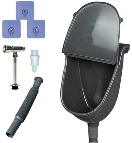 Urinoir Extérieur,Urinoir Extérieur - Toilette Anti-Odeur avec Couvercle pour Maison Camping Chantier Garage Camping Car Parc