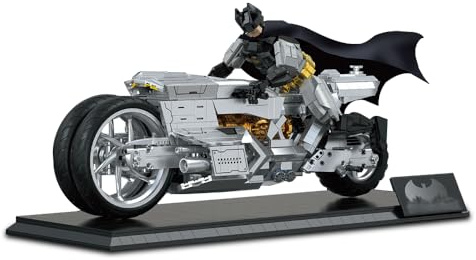 DUANT Dunkel K-Nacht Motorcycle Bausteine Set für Erwachsene, klassisches Vintage Motorrad Klemmbausteine Bausatz Modell Spielzeug, Sammler Geschenk für Motorrad Enthusiasten- 2412pcs