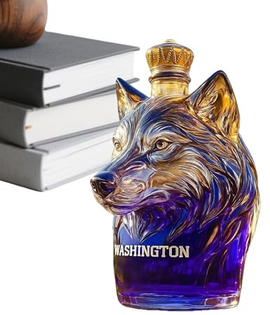 Carafe En Verre,Décor Animal En Verre Pour La Maison - Cruche à Vin en Forme de Petit Chien Coloré | Pour Bourbon Vodka Brandy Boissons Mariage Fêtes Dîners Anniversaire Vacances Étagère Salon