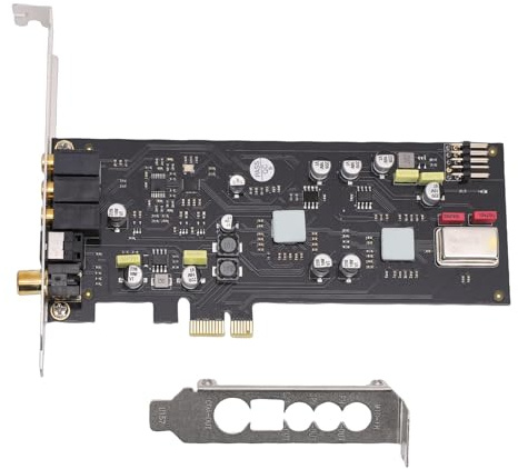 Denash PCIe-Soundkarte, Integrierter ADC und Digital-Analog-Wandler mit ES 9018 K2 M Sabre 32 Referenz-DAC, HiFi-Soundkarte für OS X -Systeme