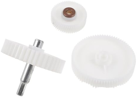 Ipetboom Piezas de Repuesto para Picadora de Carne 3 Piezas Engranajes de Plástico para Amoladora Doméstica Compatible, Accesorios de Reparación para Máquina de Carne y Embutidora, Uso