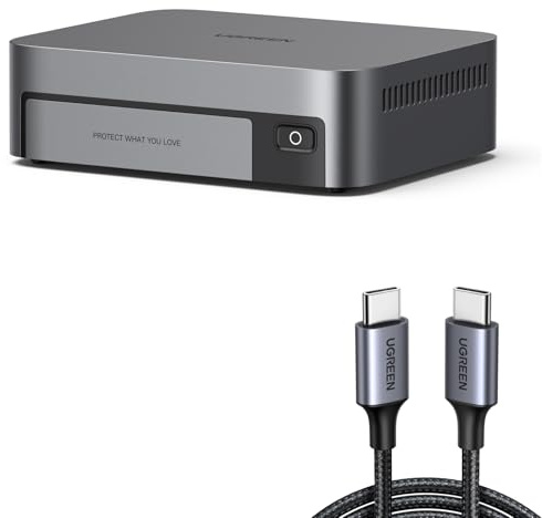 UGREEN NASync DXP480T Plus 4-Bay NAS mit 60W USB C Kabel (Diskless)
