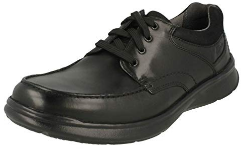 Clarks Men's Cotrell Edge Oxford, Black Blk Smoothlea, 10.5 UK