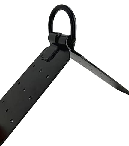Kratos Safety Anschlagpunkt, Balken Verankerungspunkt, Wiederverwendbar, für Balken ab 80 x 80 mm, Verzinkter Stahl, mit Ringnägel, D-Ring, EN795