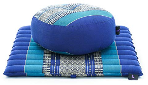 Leewadee Coussin de Méditation Compact Zafu & Zabuton 50 x 50 cm Kapok