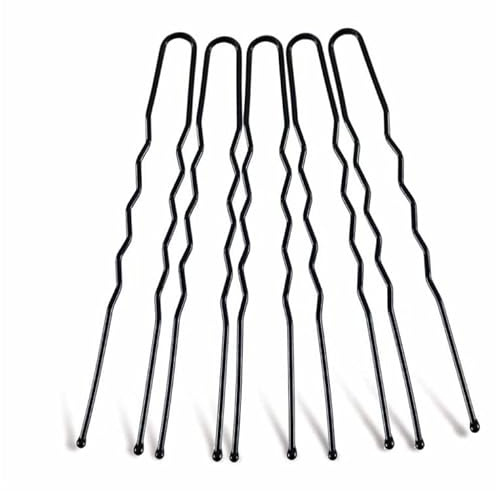 GOOD STUFF Forcine in metallo per capelli. 60 pezzi di fermagli da 6 cm per acconciature capelli. (Nero)