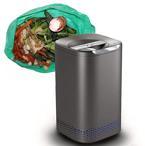 Poubelle à compost de cuisine, composteur de cuisine intelligent, poubelle à composter pour la maison et la cuisine, cycleur automatique de déchets alimentaires, transformez les déchets en compost