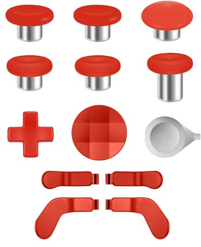 Accesorios para Xbox Elite Controller Series 2-13 en 1 Paletas de Repuesto para Palas de Pulgar analógicas, Kit de reparación de Piezas de Joystick, Juego de componentes con 2 Almohadillas D, 1