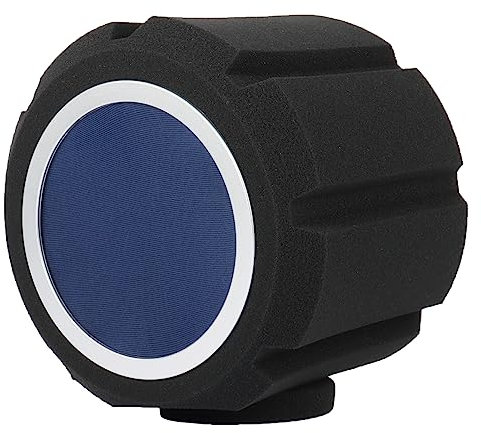 Studio Condensador Micrófono Parabrisas Espuma Absorbente Sonido Micrófono Cubierta Protectora de Espuma Anti-Viento Tapa Micrófono Filtro Pop Escudo Portátil Grabación Reducción de Ruido y Cubierta