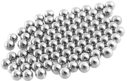 A ABSOPRO Parti di Ricambio per Bicicletta - Cuscinetto a Sfera in Acciaio da 4mm di Diametro (Set di 72)