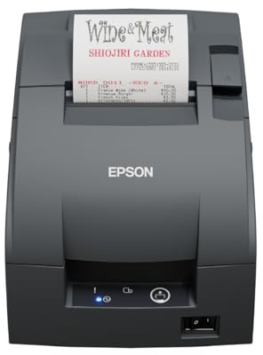 Epson TM U220IIB (102B0) - Belegdrucker - zweifarbig (monochrom) - Punktmatrix - Rolle (7,6 cm) - 16 cpi - 9 Pin - USB 2,0 - Cutter - Teilschnittschneider - Epson Dark Gray (C31CL27102B0)