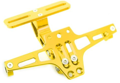 LYNYQ Motorrad Kennzeichenhalter für KTM EXC 250 1992-2024, Einstellbarer Winkel Kennzeichenhalter Fender Eliminator Halter Zubehör,normal-F
