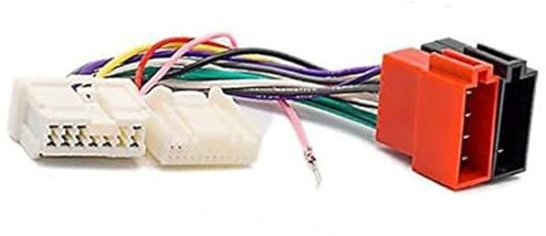 VXELY Car Stereo Radio ISO Wiring Harness Connector Adaptor Cable, for Renault, Clio Megane, for NISSAN, Primastar, for Opel, Vivaro Auto Radio Connection Cable