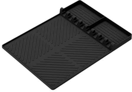 FONDOTIN Tapis de Protection Silicone Réutilisable pour Chaleur Antiadhésif et Durable pour Barbecue et Cuisson
