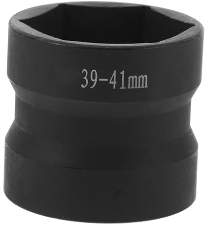 MAGICLULU Juego de Llaves de Vaso Doble 39-41mm Negro de Acero | Motor de Motocicleta, Uso Automotriz E Industrial, Diámetro 1, 53-1, 61 Pulg., Gran Par
